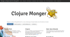 Desktop Screenshot of clojuremongodb.info